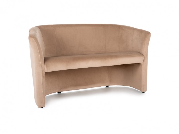 TM-2 Velvet kanapé bézs bluvel 28/ wenge TM-2 Velvet kanapé bézs bluvel 28/ wenge