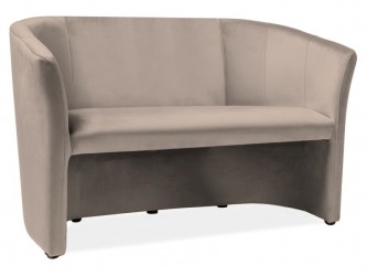 TM-2 Velvet kanapé wenge/ sötét bézs (Bluvel 40)