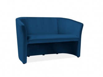 TM-2 Velvet kanapé wenge/ sötétkék (Bluvel 86)