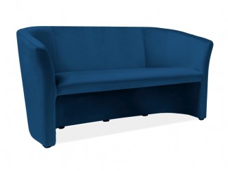 TM-3 Velvet kanapé wenge/ sötétkék (Bluvel 86)