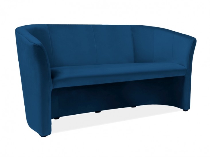 TM-3 Velvet kanapé wenge/ sötétkék (Bluvel 86) TM-3 Velvet kanapé wenge/ sötétkék (Bluvel 86)