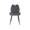 Arco Brego étkező szék fekete láb/ sötét szürke 18