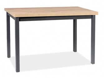 Adam asztal artisan tölgy/fekete 120x68