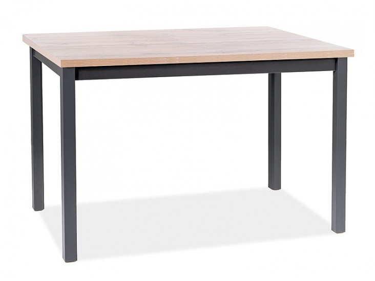 Adam asztal wotán tölgy /fekete 100x60