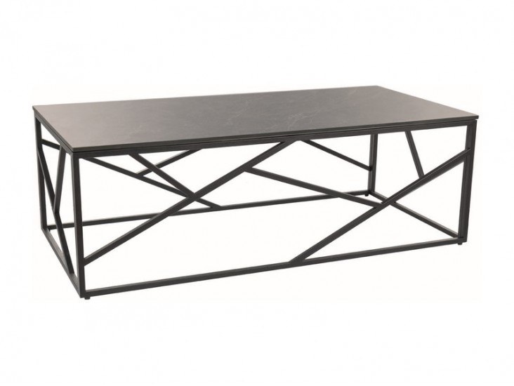Escada A III asztalka fekete láb/ szürke márvány hatású asztallap (120X60) Escada A III asztalka fekete láb/ szürke márvány hatású asztallap (120X60)