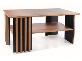 Evita asztalka artisan tölgy/ fekete (100x60)