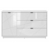 Forn KOM1D3S komód fényes fehér