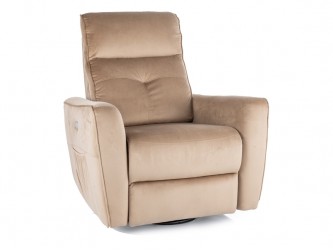 Helios M Velvet masszázsfotel bézs Bluvel 28