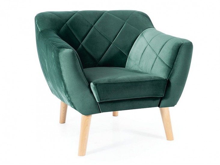 Karo1 Velvet fotel bükk láb/ zöld (Bluvel 78) Karo1 Velvet fotel bükk láb/ zöld (Bluvel 78)