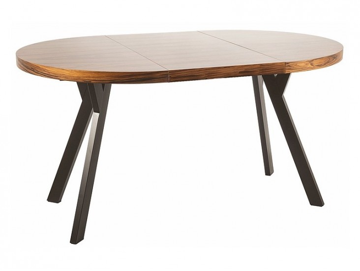 Medan bővíthető étkező asztal palisander/ fekete 100(168)x100 cm.