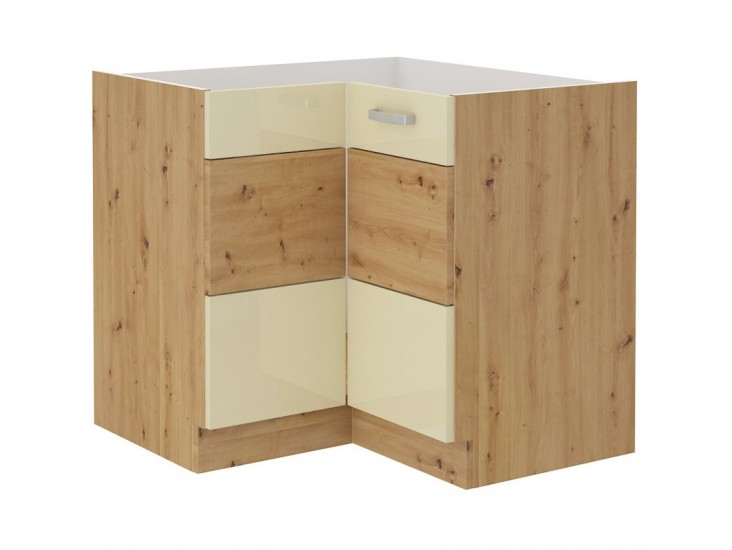 Niki 31. 89x89 DN 1F BB 83/83x82x52cm fényes krém/art. tölgy (munkalap nélk) Niki 31. 89x89 DN 1F BB 83/83x82x52cm fényes krém/art. tölgy (munkalap nélk)