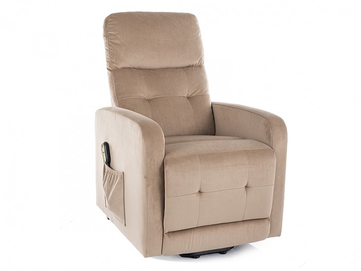 Otus II Velvet relaxfotel bézs Bluvel 28