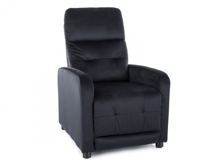 Otus Velvet nyitható fotel fekete Bluvel 19
