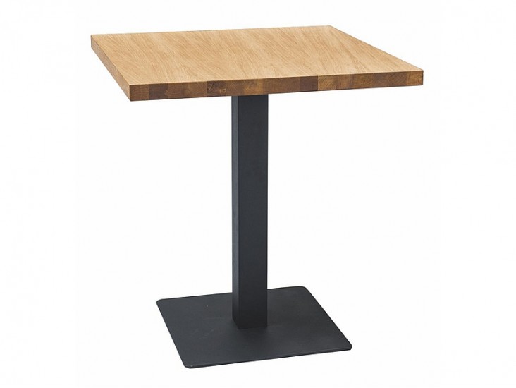 Puro laminált étkező asztal 60 tölgy/ fekete Puro laminált étkező asztal 60 tölgy/ fekete
