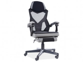 Q-939 forgószék fekete/ szürke