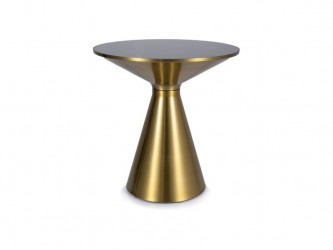 Seti D50*53 asztalka fekete/ arany