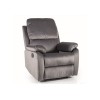Spencer 1 Velvet dönthető fotel szürke (Bluvel 14)