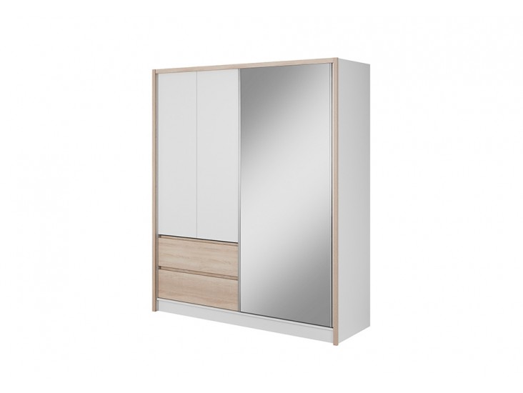 Sara 180 gardrób sonoma tölgy/ fehér Sara 180 gardrób sonoma tölgy/ fehér