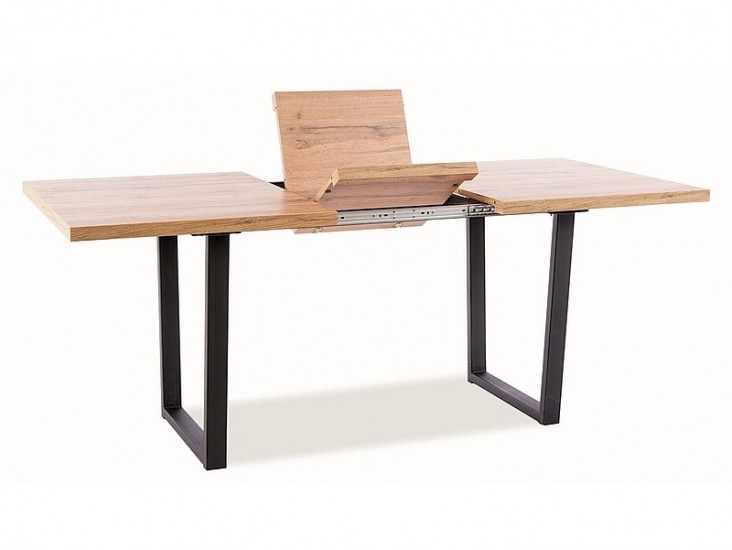 Vito étkező asztal fekete láb/ artisan tölgy (140(180)X85) Vito étkező asztal fekete láb/ artisan tölgy (140(180)X85)