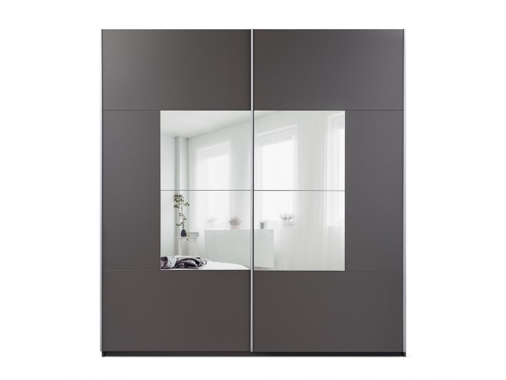 Gardrób XIX/203 tükrös gardrób grafit Gardrób XIX/203 tükrös gardrób grafit
