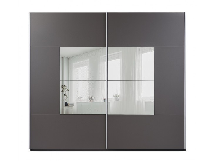 Gardrób XIX/250 tükrös gardrób grafit Gardrób XIX/250 tükrös gardrób grafit