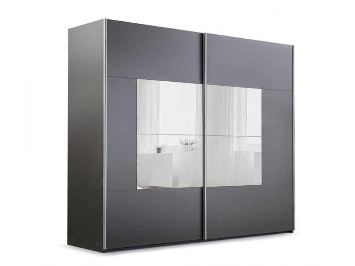Gardrób XIX/250 tükrös gardrób grafit Gardrób XIX/250 tükrös gardrób grafit