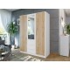 Bali Lux gardrób D3 tükör/ fehér Bali Lux gardrób D3 tükör/ fehér