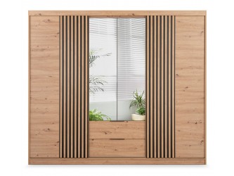 Gardrób XLI/250 tükör/ artisan tölgy