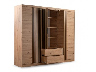 Gardrób XLI/250 tükör/ artisan tölgy