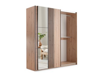 Gardrób XLIII/203 tükrös gardrób artisan tölgy