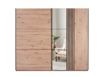 Gardrób XLIII/250 tükrös gardrób artisan tölgy