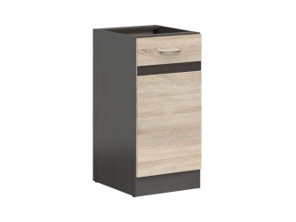 Junona Line D1D/40/82_P_BBL konyha sonoma/ wenge