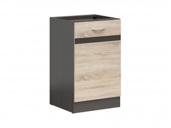 Junona Line D1D/50/82_L_BBL konyha sonoma/ wenge