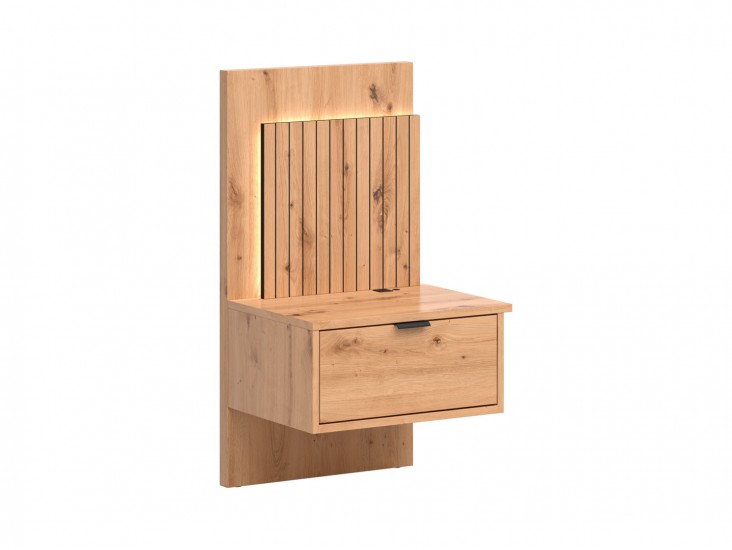 Lamea KOM1S/L éjjeli szekrény balos artisan tölgy